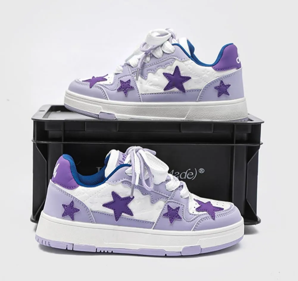 Star Shoes Chunky Sneakers for Women Kawaii Shoes 2025 New Y2K Aesthetic Cute Big Toe Anti-Slip Comfort Unisex