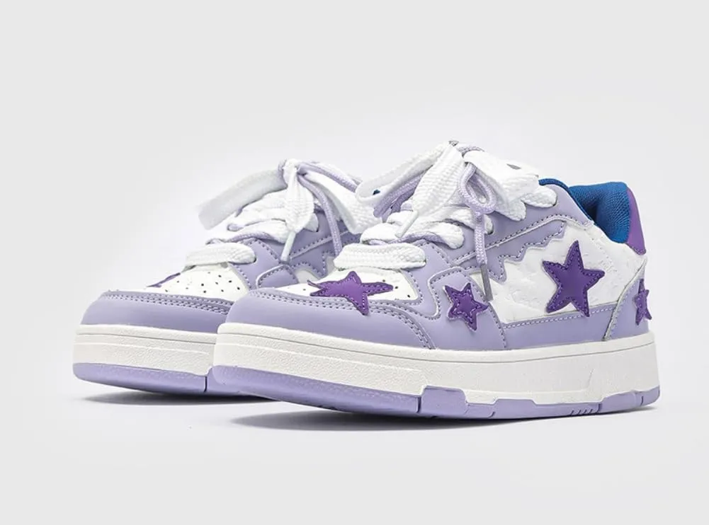 Star Shoes Chunky Sneakers for Women Kawaii Shoes 2025 New Y2K Aesthetic Cute Big Toe Anti-Slip Comfort Unisex