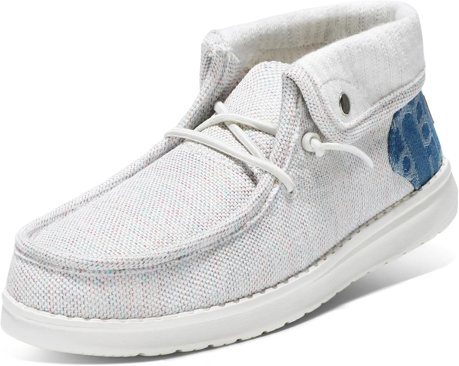 STQ Slip on Orthopedic Shoes Ultralight Ankle Boots for Women's High Top Casual Loafers with Arch Support