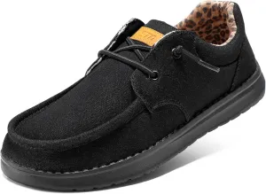 STQ Women's Lace up Loafers丨Orthopedic Comfotable Ultralight Boat Casual Shoes with Arth Support