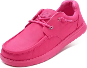 STQ Women's Lace up Loafers丨Orthopedic Comfotable Ultralight Boat Casual Shoes with Arth Support