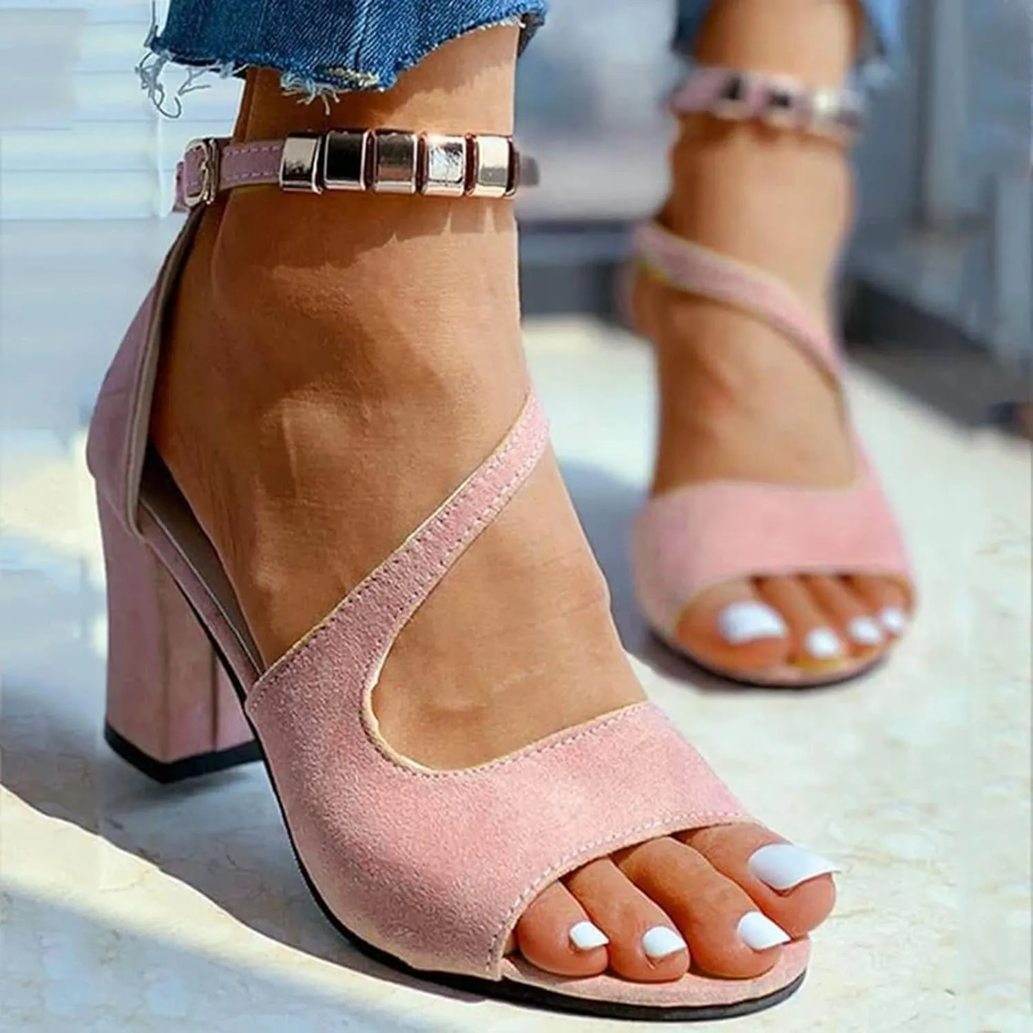 Strappy Heels Women's Lace Up Heeled Sandals Open Toe Heels for Women Womens Sandals Open Toe Strappy Sandals