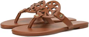 Stratuxx Kaze Flip Flops for Women with Memory Foam, Women's Flat Sandals Dressy Slide Sandals Comfortable Slippers for Women