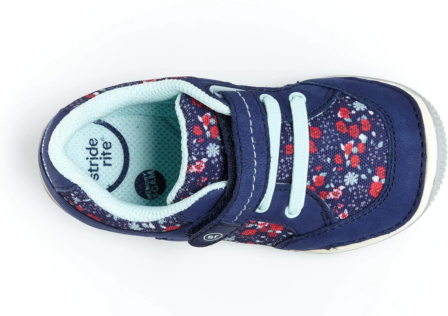 Stride Rite Baby-Girl's Rosie Toddler Lightweight Leather Sneaker