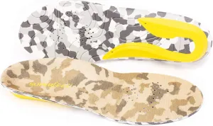 Superfeet TRAIL Warm Weather Cushioned Orthotic Support Camo Insoles for Hiking and Hunting Boots, Unisex, Coyote Camo