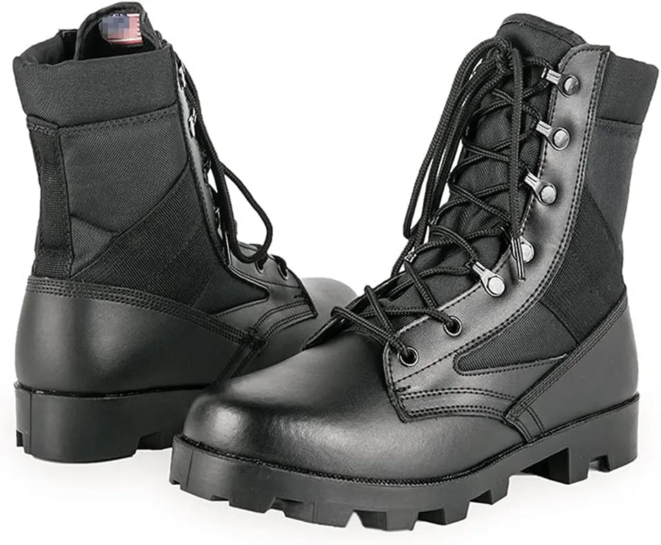 Tactical Military Army Boots, Outdoor Trekking Climbing Sports Sneakers, Men Camo Combat Hiking Shoes