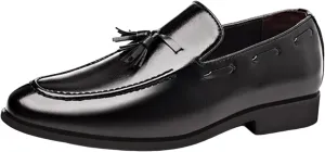 Tassel Loafers Men Fashion Slip on Dress Shoes Driving Flats Comfy Lightweight Workout Shoe Black Brown Hiking Party Footwear