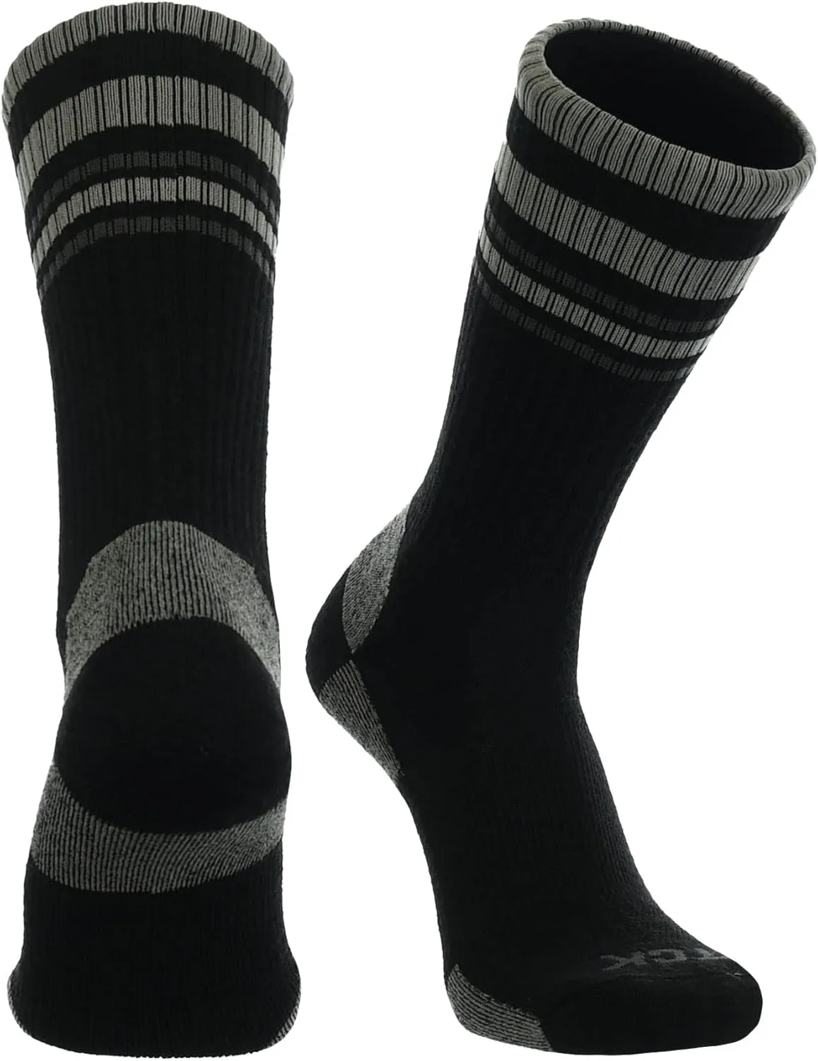 TCK Merino Wool Socks for Men & Women for hiking, hunting, mountain biking - crew length for boots