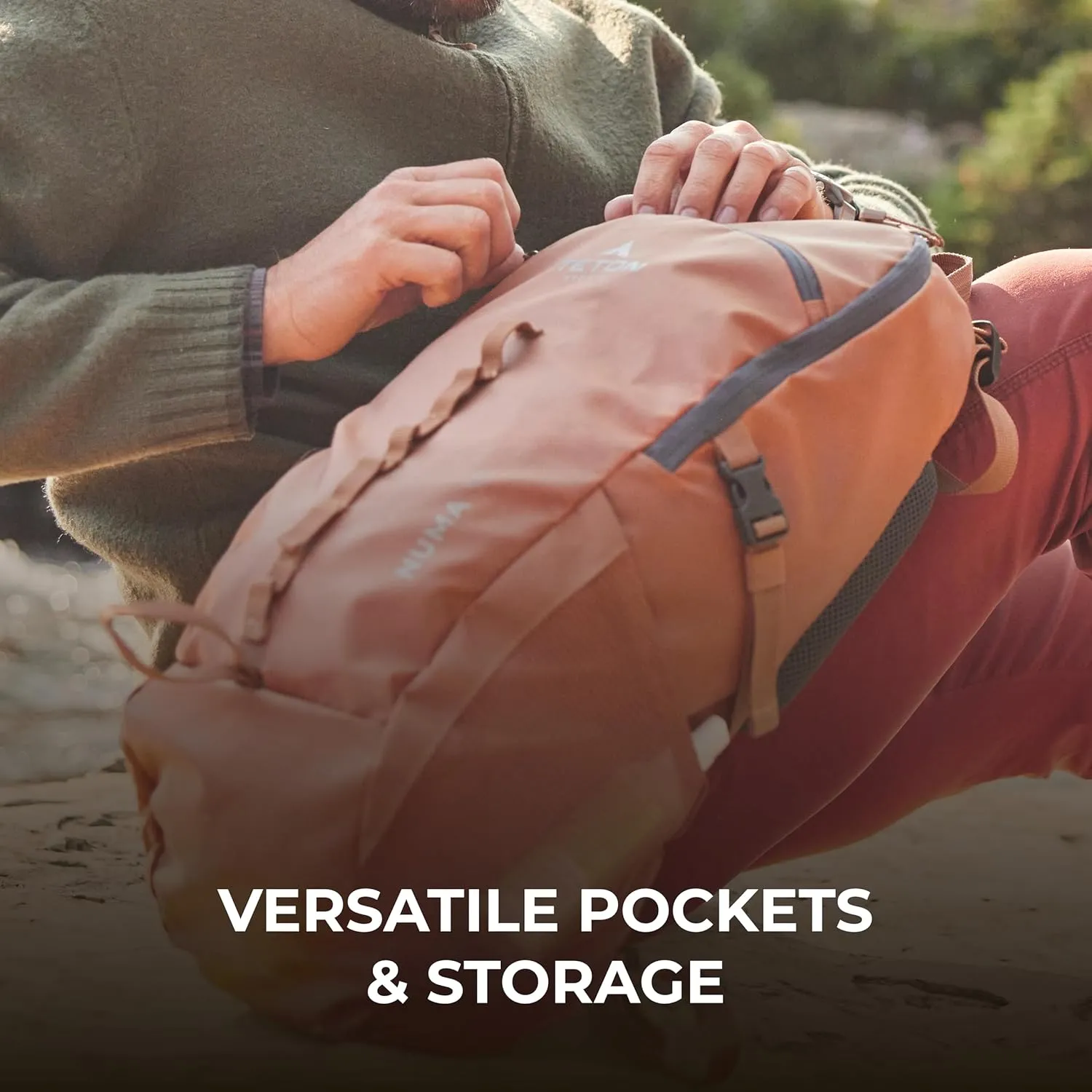TETON Sports Numa backpack, sleek design, durable and ready for hiking, camping or backpacking. Lightweight with more room than you think. Perfect bugout bag. 30L, Alpine