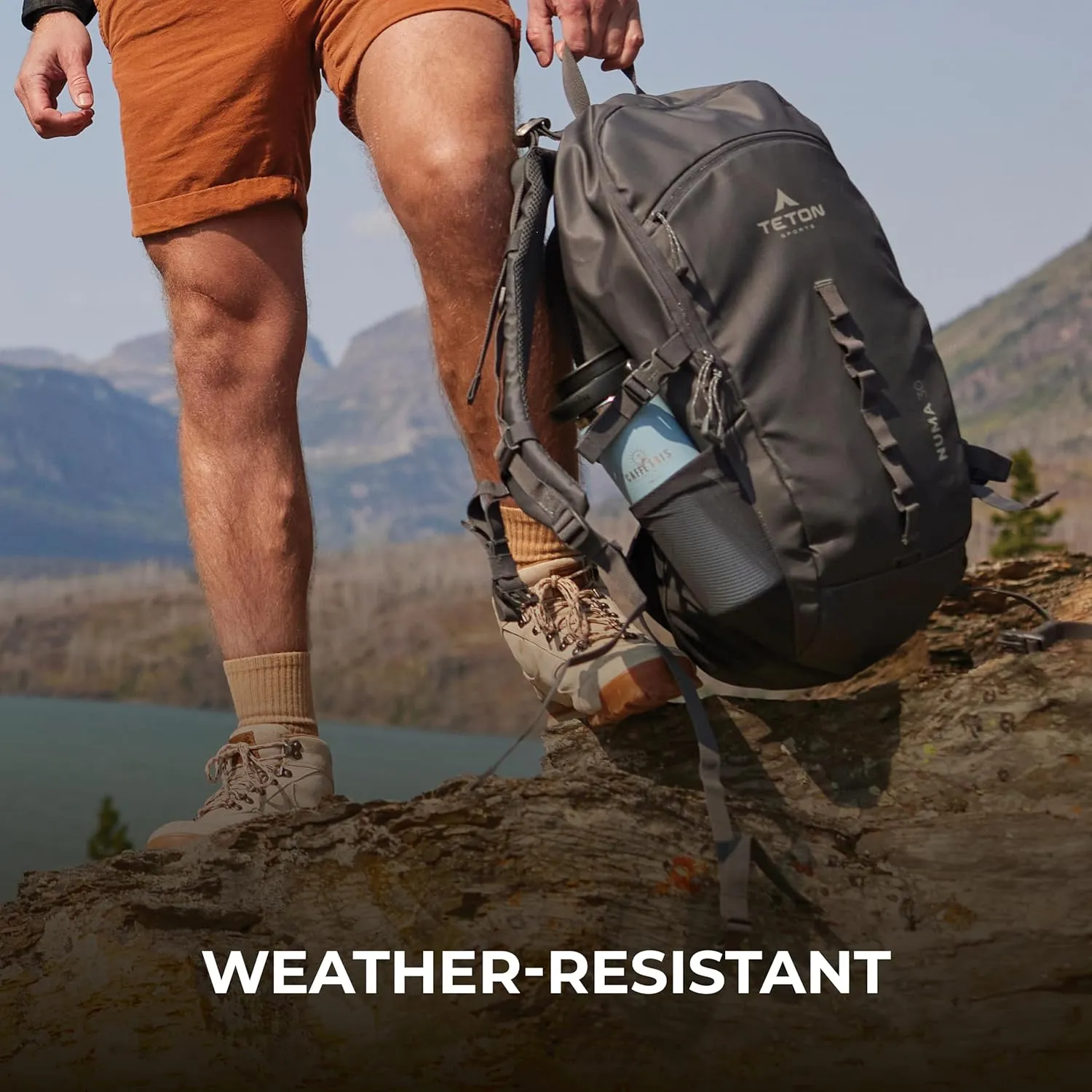 TETON Sports Numa backpack, sleek design, durable and ready for hiking, camping or backpacking. Lightweight with more room than you think. Perfect bugout bag. 30L, Alpine