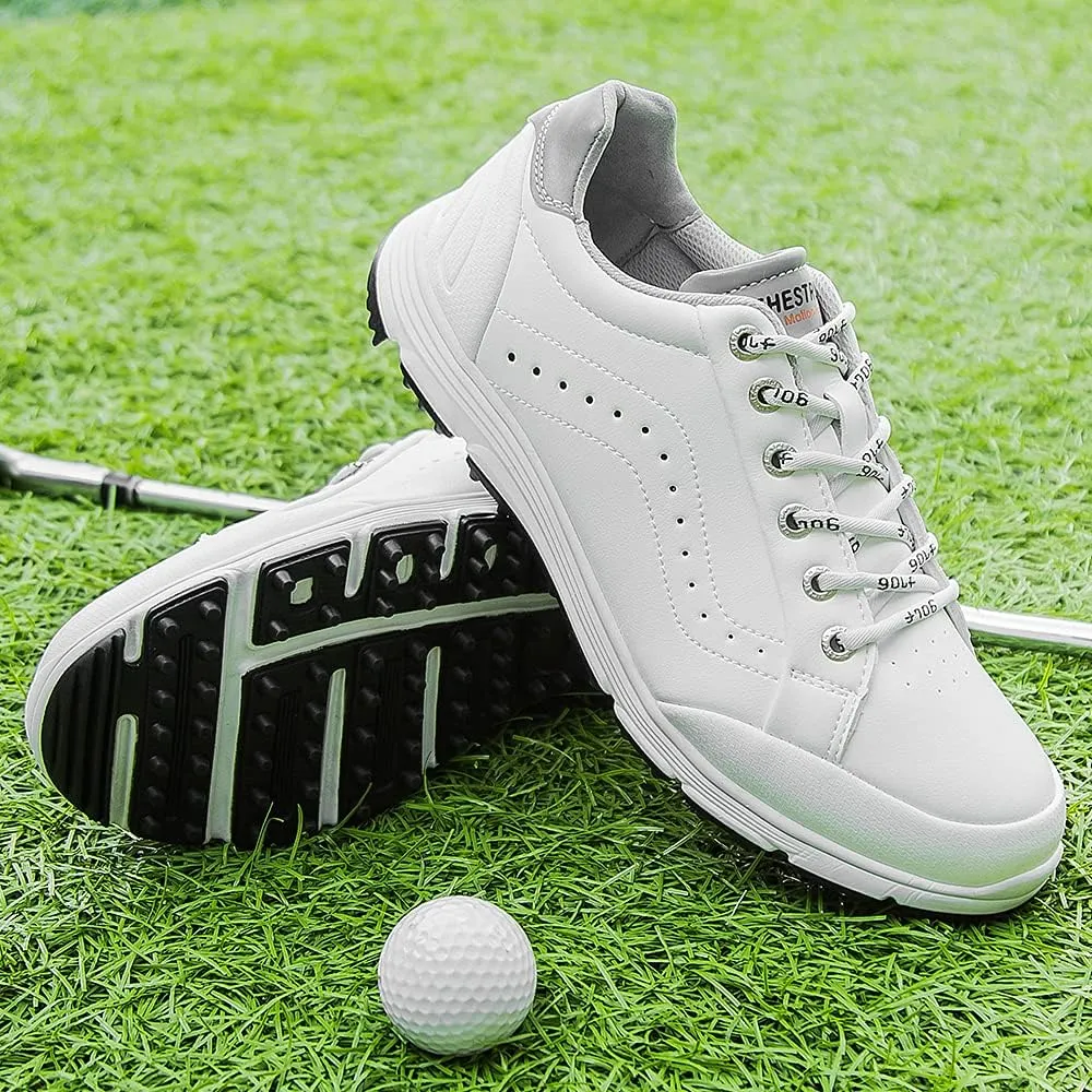 THESTRON 2021 Men Golf Shoes Professional Spikes Golf Sport Sneakers Waterproof Mens Trainers Golfing