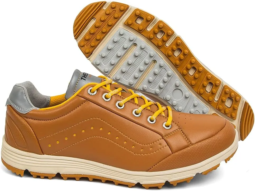 THESTRON 2021 Men Golf Shoes Professional Spikes Golf Sport Sneakers Waterproof Mens Trainers Golfing