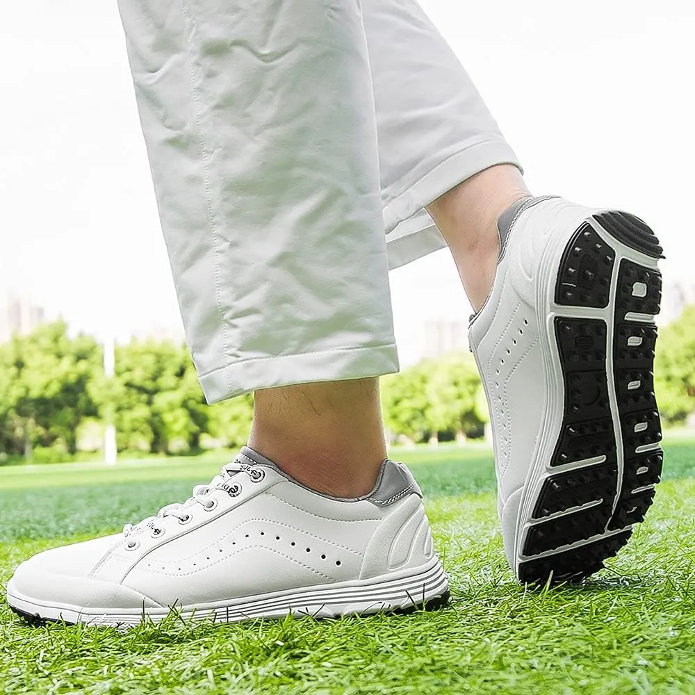 THESTRON 2021 Men Golf Shoes Professional Spikes Golf Sport Sneakers Waterproof Mens Trainers Golfing