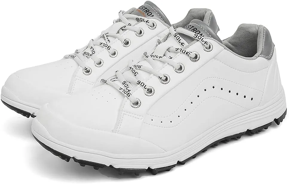 THESTRON 2021 Men Golf Shoes Professional Spikes Golf Sport Sneakers Waterproof Mens Trainers Golfing