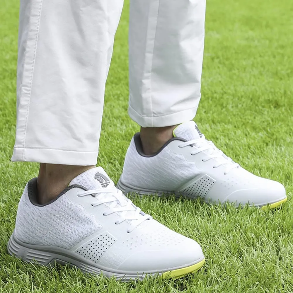 THESTRON Men Golf Shoes Mesh Breathable Breathable Golf Walking Sport Sneakers 7 Spikes Golf Trainers …