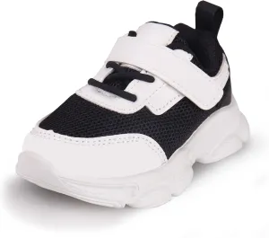 Toddler Baby Girls Boys Tennis White Walking Barefoot Slip on Shoes 18-24 Months Size 5 Wide Toe Box Summer Soft Sole Flexible Dinosaur Cheer Shoes Breathable Outdoor Soccer Rubber Sneakers