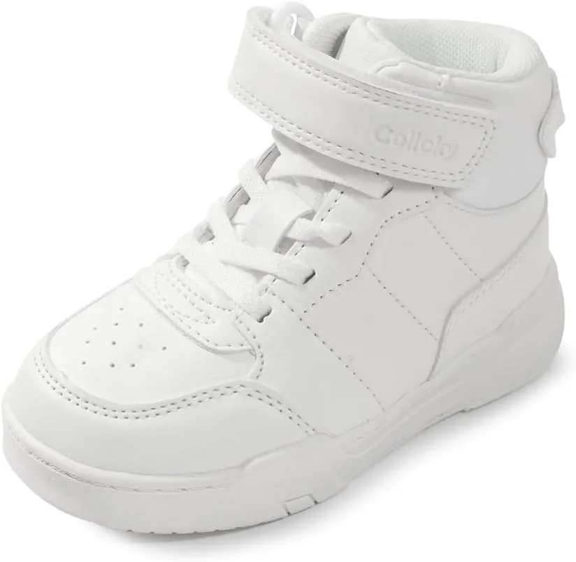 Toddler Sneakers for Boys - Lightweight Shoes with Soft Soles & Adjustable Strap, Arch Support & Breathable Design - Washable Shoes