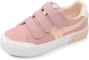Toddler Sneakers for Girls - Lightweight Shoes with Soft Soles & Adjustable Strap, Arch Support & Breathable Design - Washable & Stylish