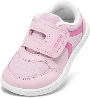 Toddler Wide Toe Box Barefoot Shoes Boys Girls Sneakers Kids Tennis Shoes Preschool Non Slip Lightweight Comfortable First Walking Shoes Running Outdoor Activities