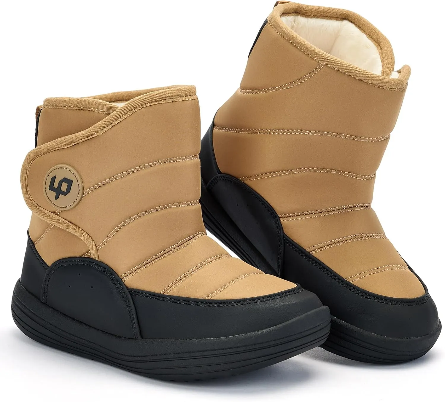 Toddler Winter Snow Boots Boys Girls Waterproof Slip Resistant Warm Winter Shoes(Toddler/Little Kid/Big Kid)