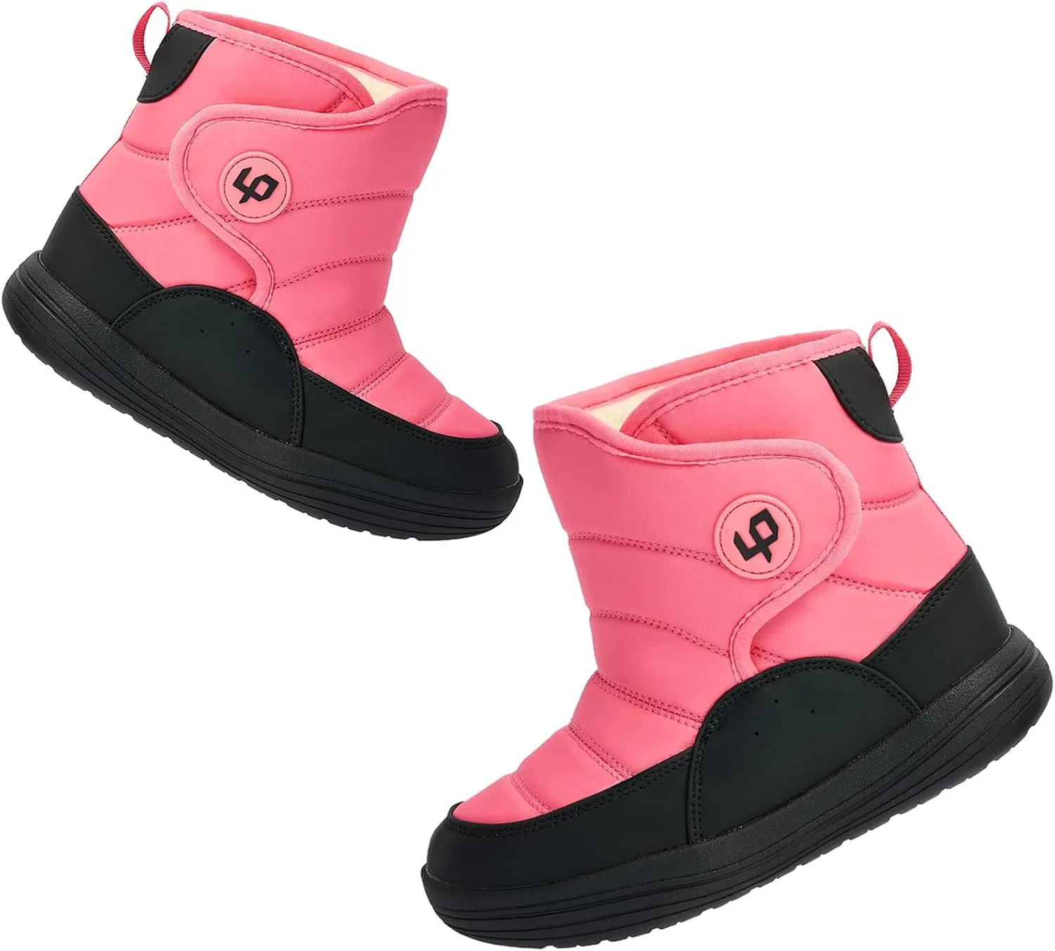 Toddler Winter Snow Boots Boys Girls Waterproof Slip Resistant Warm Winter Shoes(Toddler/Little Kid/Big Kid)
