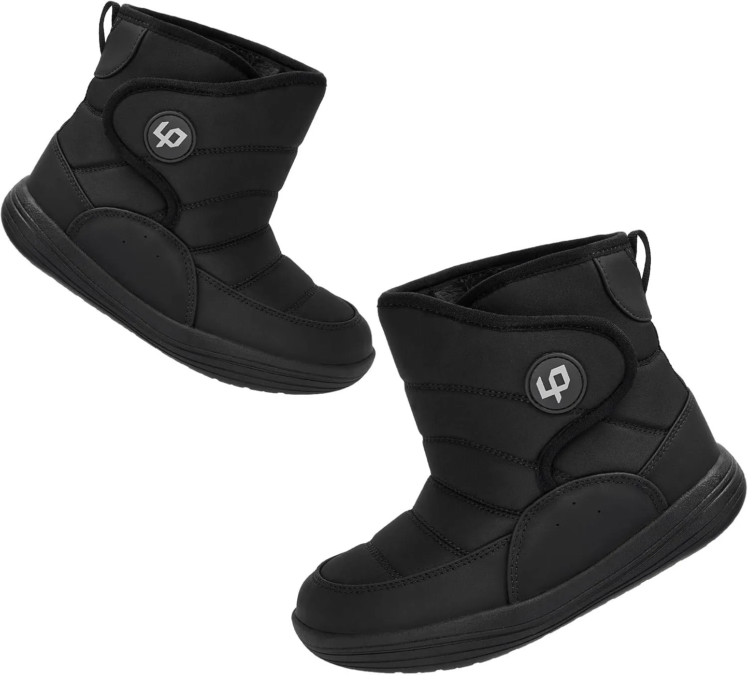 Toddler Winter Snow Boots Boys Girls Waterproof Slip Resistant Warm Winter Shoes(Toddler/Little Kid/Big Kid)