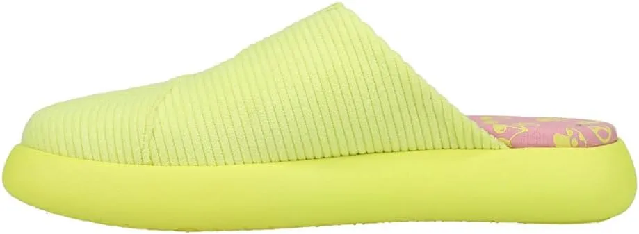 TOMS Womens Alpargata Mallow Mule Sneakers Shoes Casual - Yellow