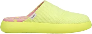 TOMS Womens Alpargata Mallow Mule Sneakers Shoes Casual - Yellow