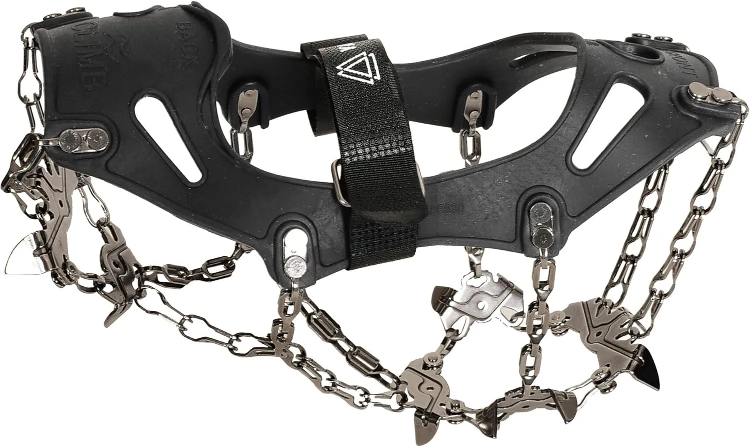 Trail Spikes Crampons Ice Grips for Hiking - Winter Shoes/Boots with 14 Stainless Steel Spikes, Anti-Slip Traction Cleats for Snow Ice Walking Climbing Mountaineering