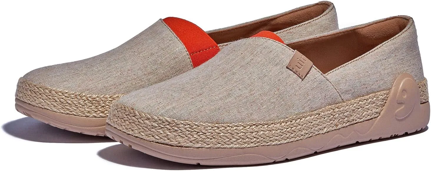 UIN Women's Espadrilles Slip On Lightweight Walking Casual Loafers Comfortable Art Painted Travel Shoes Marbella Series