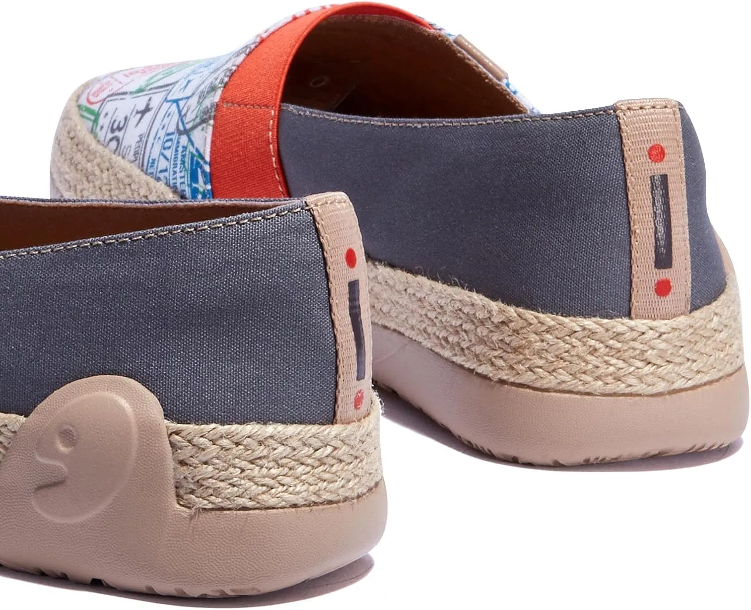 UIN Women's Espadrilles Slip On Lightweight Walking Casual Loafers Comfortable Art Painted Travel Shoes Marbella Series