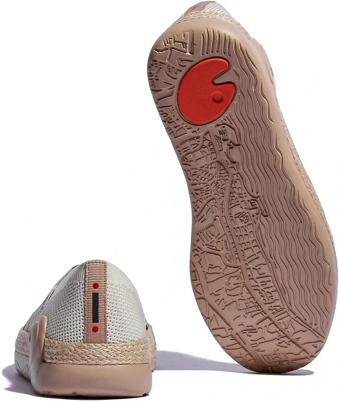 UIN Women's Espadrilles Slip On Lightweight Walking Casual Loafers Comfortable Art Painted Travel Shoes Marbella Series