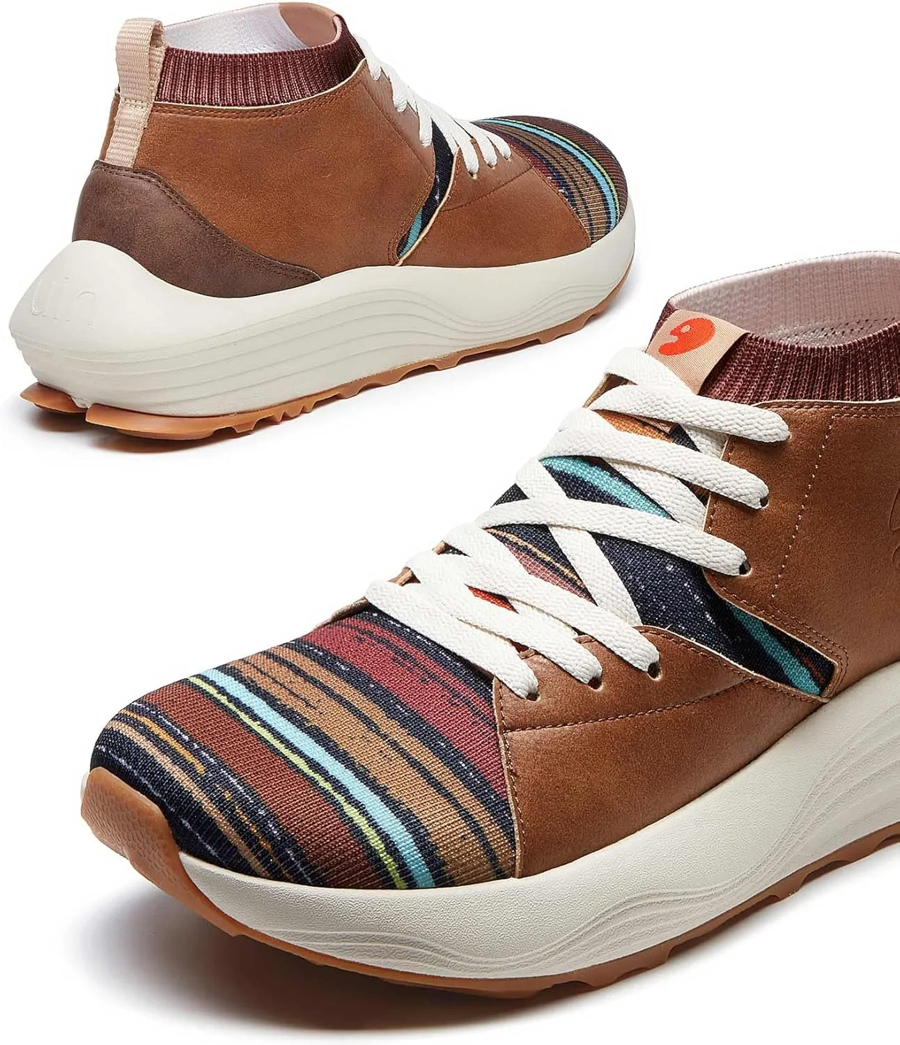 UIN Women's Fashion Sneakers Walking Art Travel Shoes Rock Layer Series