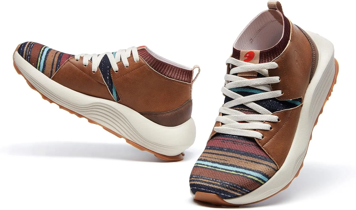 UIN Women's Fashion Sneakers Walking Art Travel Shoes Rock Layer Series