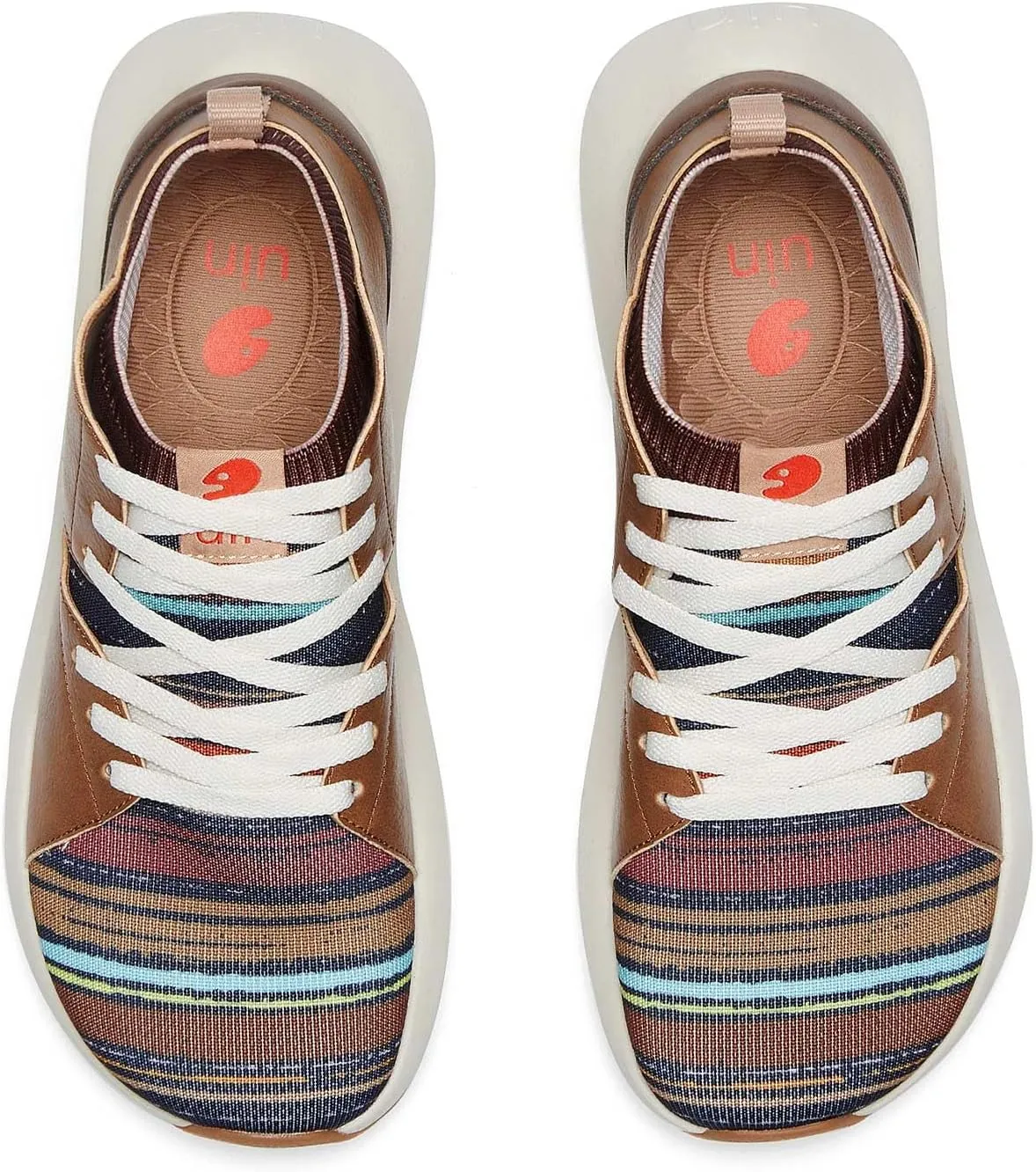 UIN Women's Fashion Sneakers Walking Art Travel Shoes Rock Layer Series