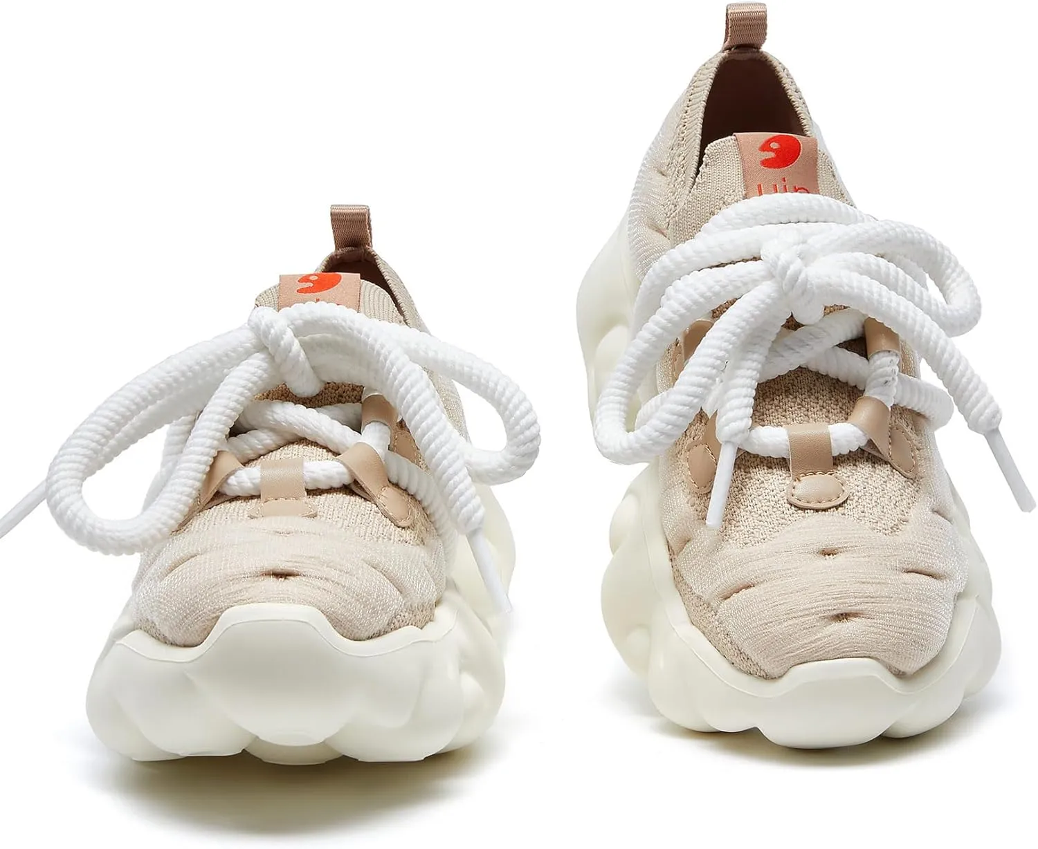UIN Women's Platform Fashion Sneakers Chunky Walking Art Travel Shoes Cloud Series