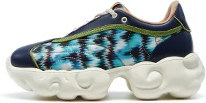 UIN Women's Platform Fashion Sneakers Chunky Walking Art Travel Shoes Cloud Series