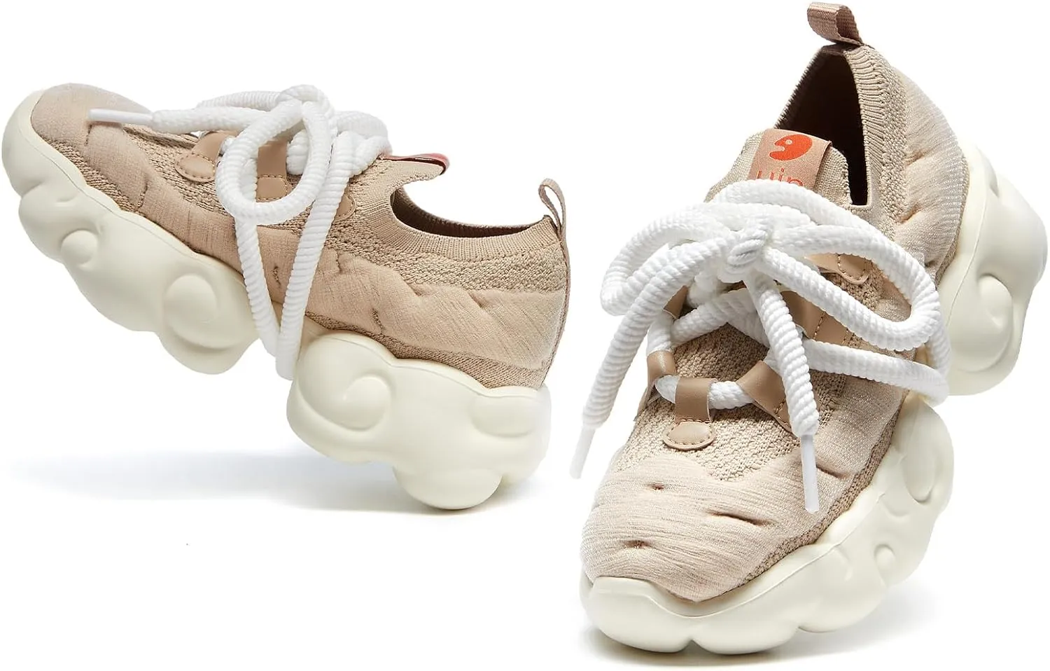 UIN Women's Platform Fashion Sneakers Chunky Walking Art Travel Shoes Cloud Series