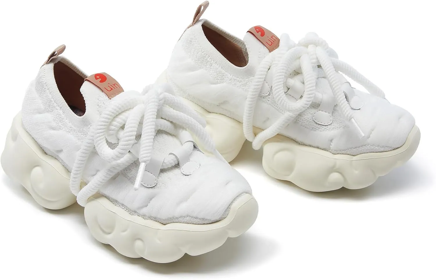 UIN Women's Platform Fashion Sneakers Chunky Walking Art Travel Shoes Cloud Series