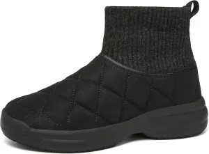 ulogu Snow Boots for Men Women丨Insulated Waterproof Fur Lined Booties丨Non Slip Lightweight Winter Shoes