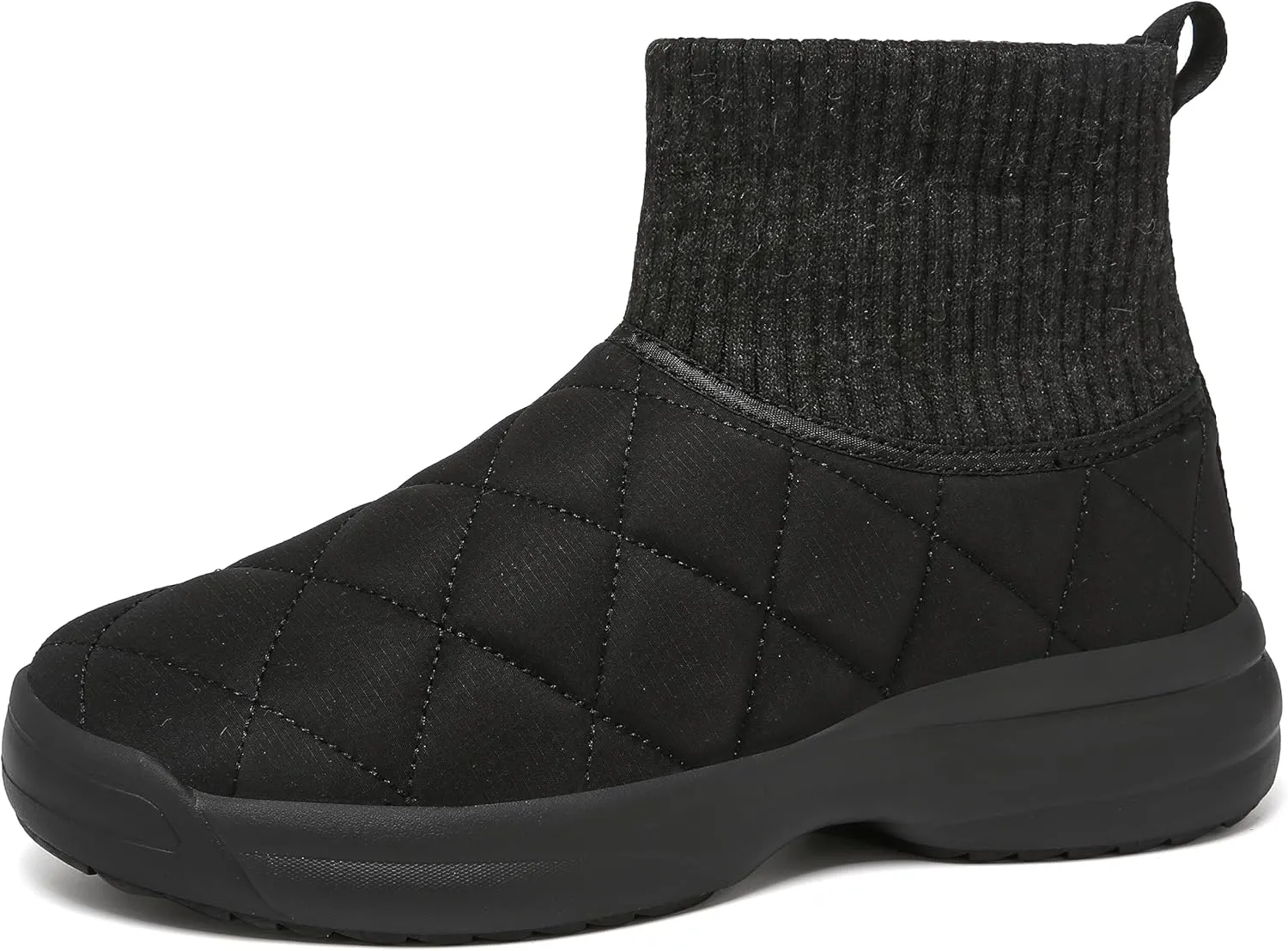 ulogu Snow Boots for Men Women丨Insulated Waterproof Fur Lined Booties丨Non Slip Lightweight Winter Shoes