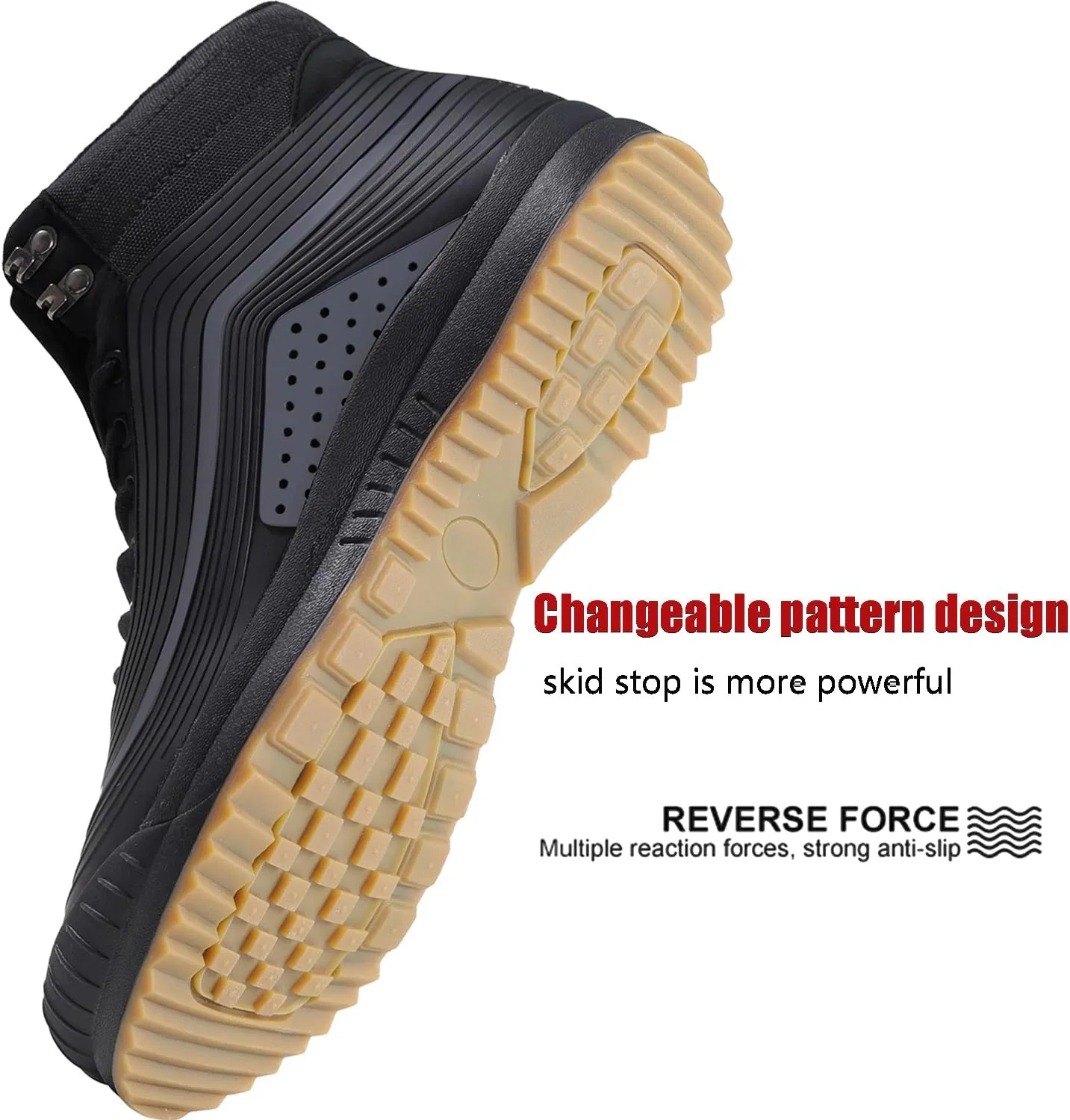ulogu Snow Boots for Men Women丨Insulated Waterproof Fur Lined Booties丨Non Slip Lightweight Winter Shoes