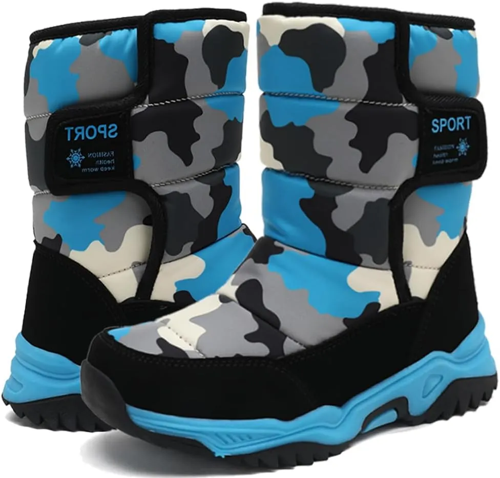 Unisex-Child Snow Boots Winter Waterproof Slip Resistant Cold Weather Shoes (Toddler/Little Kid/Big Kid)