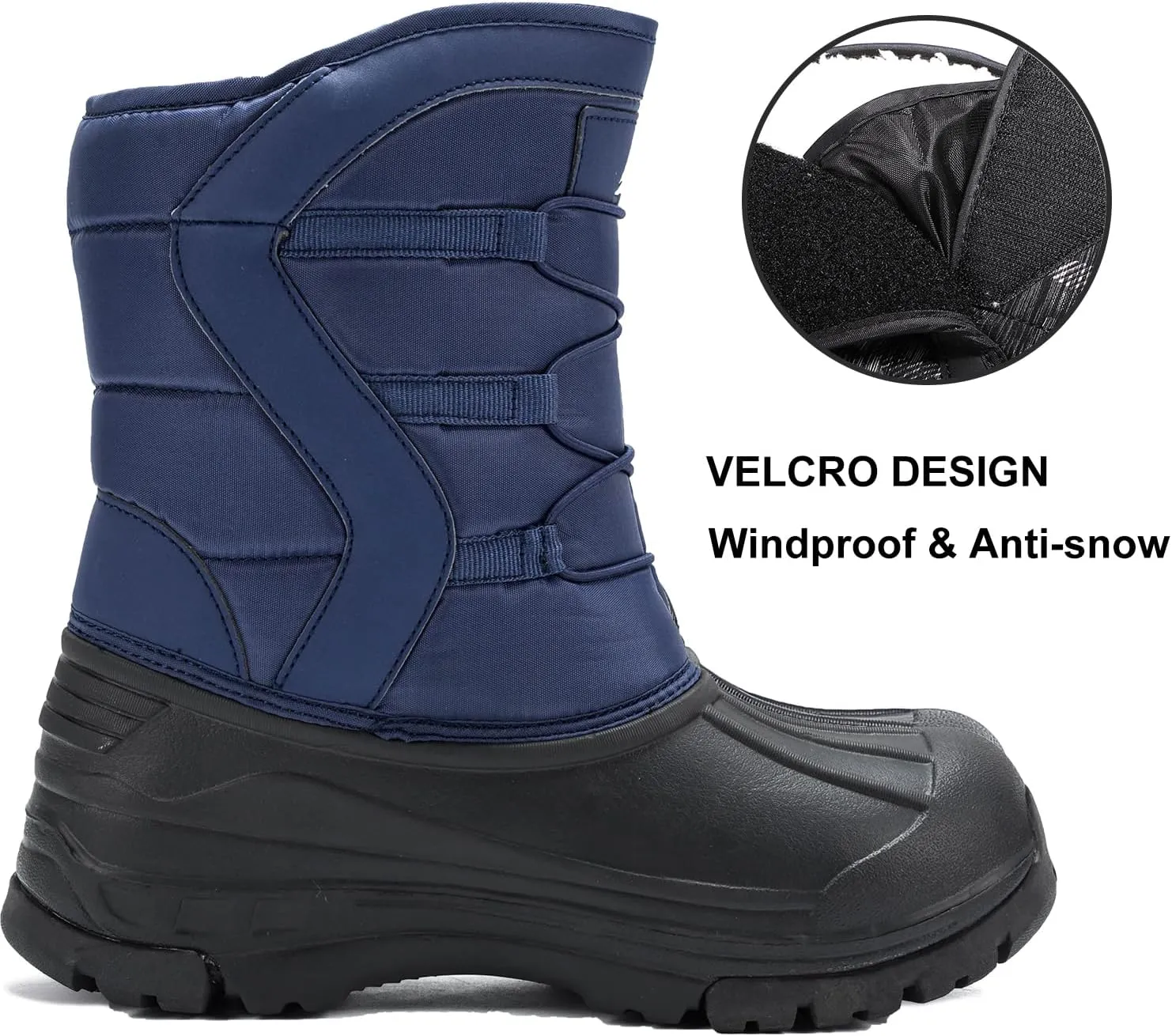Unisex-Child Snow Boots Winter Waterproof Slip Resistant Cold Weather Shoes (Toddler/Little Kid/Big Kid)