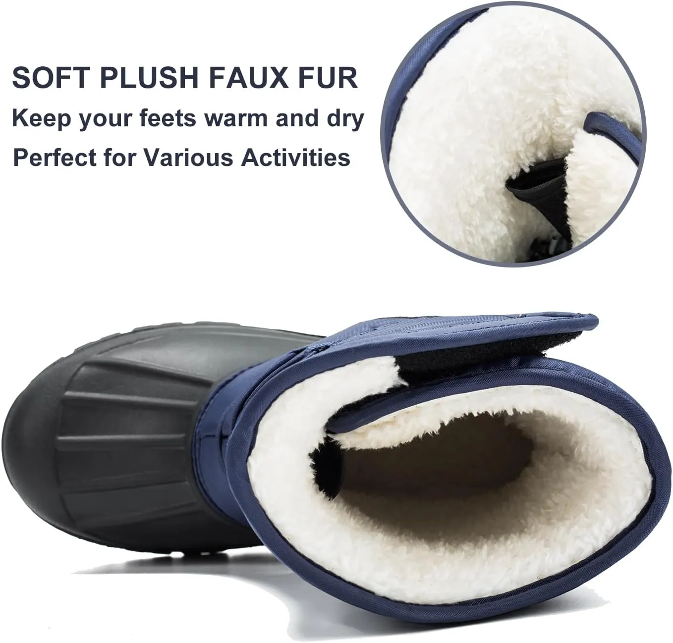 Unisex-Child Snow Boots Winter Waterproof Slip Resistant Cold Weather Shoes (Toddler/Little Kid/Big Kid)