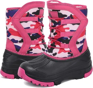 Unisex-Child Snow Boots Winter Waterproof Slip Resistant Cold Weather Shoes (Toddler/Little Kid/Big Kid)