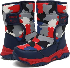 Unisex-Child Snow Boots Winter Waterproof Slip Resistant Cold Weather Shoes (Toddler/Little Kid/Big Kid)