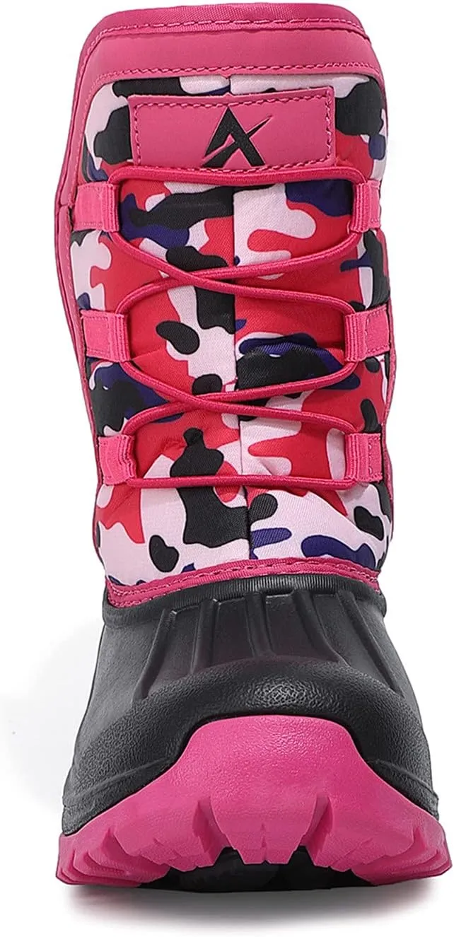 Unisex-Child Snow Boots Winter Waterproof Slip Resistant Cold Weather Shoes (Toddler/Little Kid/Big Kid)