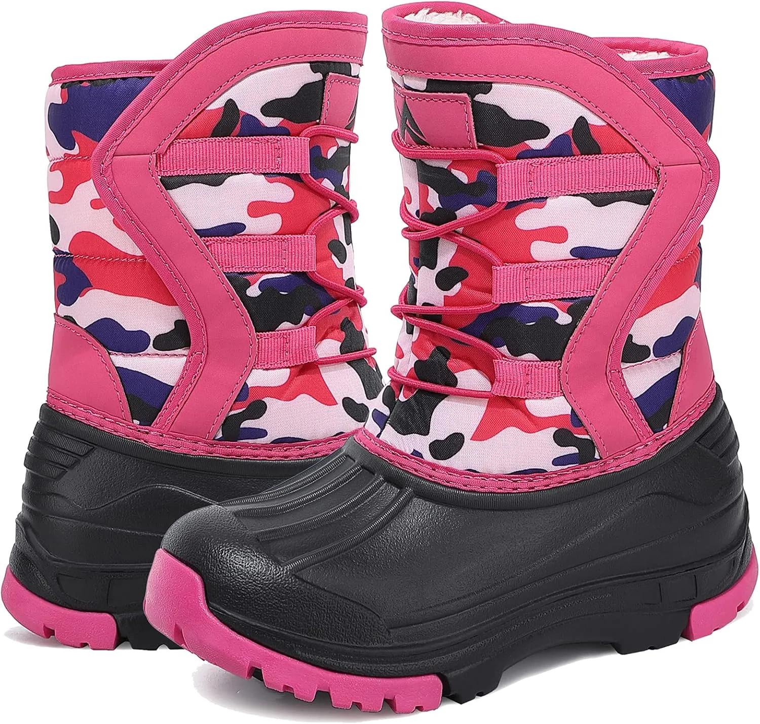 Unisex-Child Snow Boots Winter Waterproof Slip Resistant Cold Weather Shoes (Toddler/Little Kid/Big Kid)