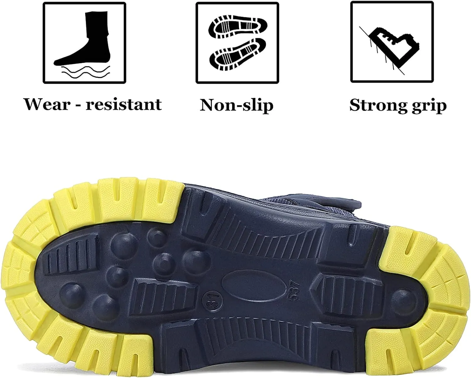 Unisex-Child Snow Boots Winter Waterproof Slip Resistant Cold Weather Shoes (Toddler/Little Kid/Big Kid)